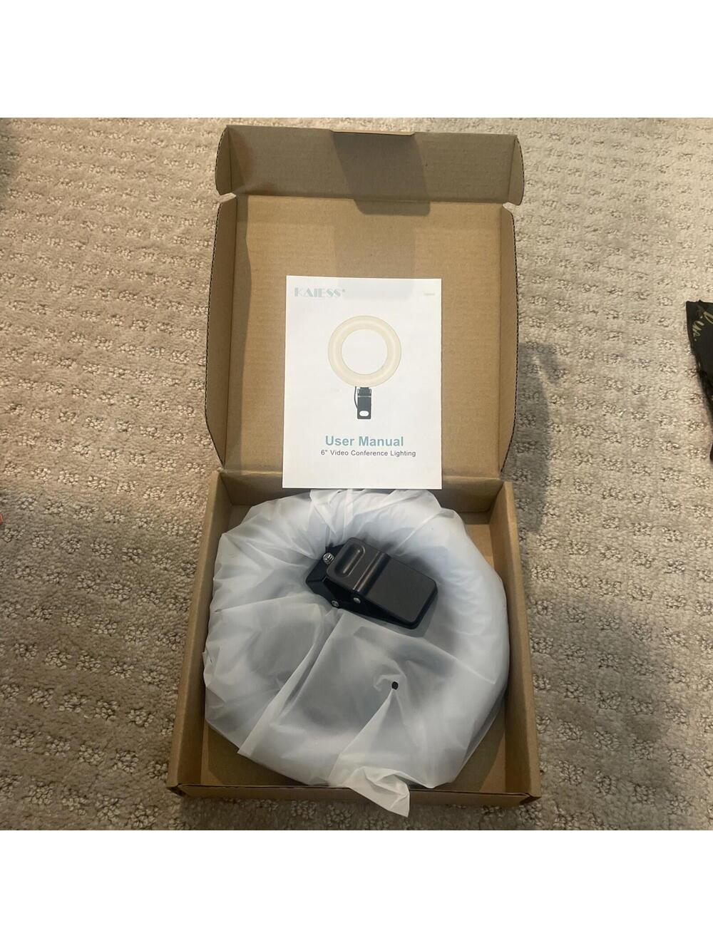 Kaiess Ring Light /Conference 6" Clip on - NEW